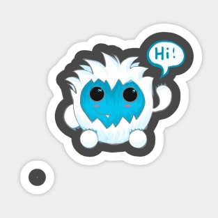 Bubble Yeti Sticker